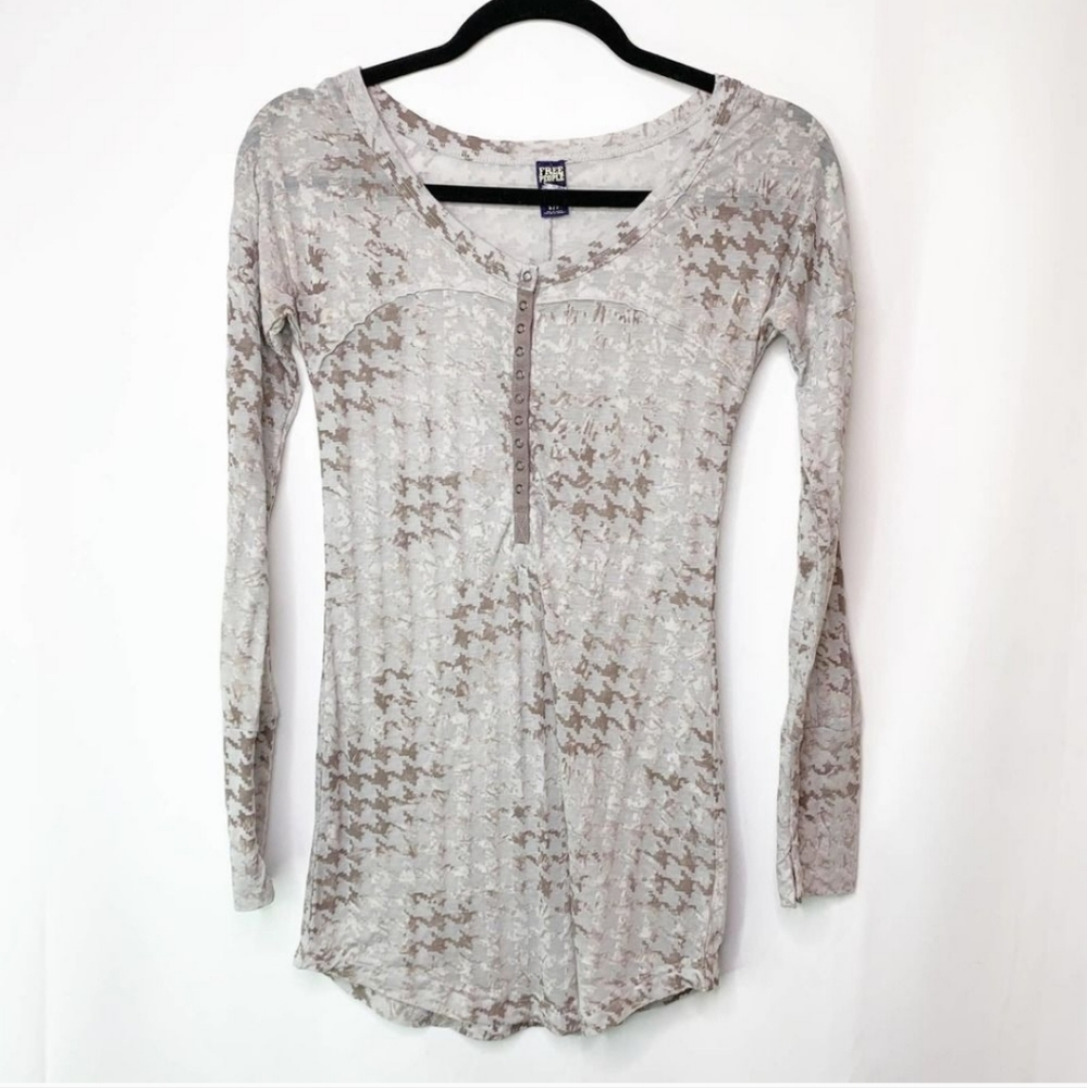 Rare Free People Henley